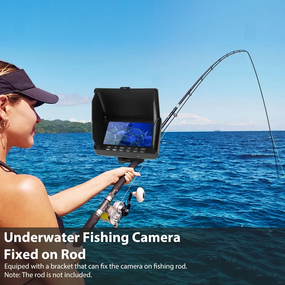 Fishing Camera - Localizador de peixes 5.0 Polegada display