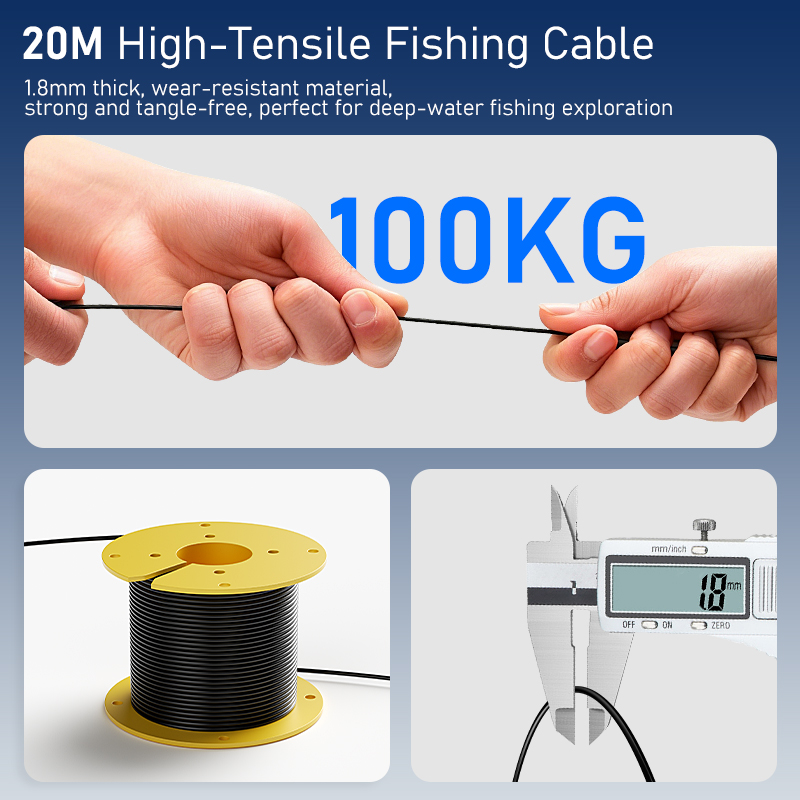 Localizador de Peixes Portátil - Fishing Camera avaliação e preço