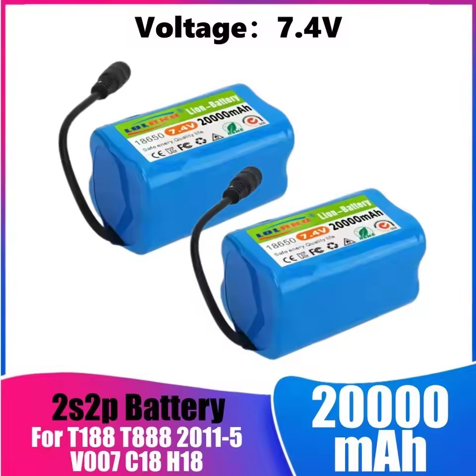 Bateria de 7.4V 20000mAh com C - Fish Finder Charger avaliação e preço