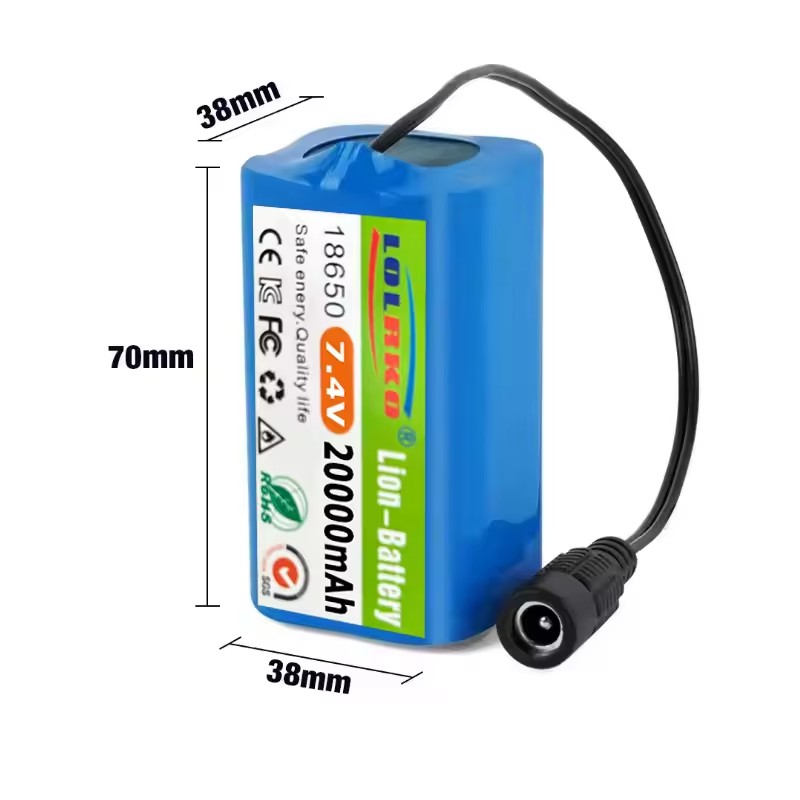 Bateria de 7.4V 20000mAh com C - Fish Finder Charger avaliação e preço