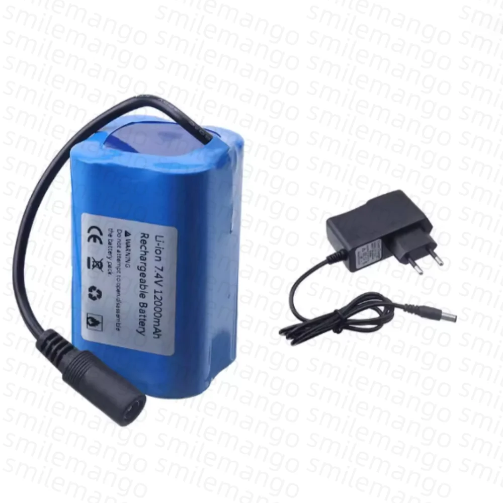 Bateria 7.4V 12000mAh com Carr - Fish Finder Charger avaliação e preço