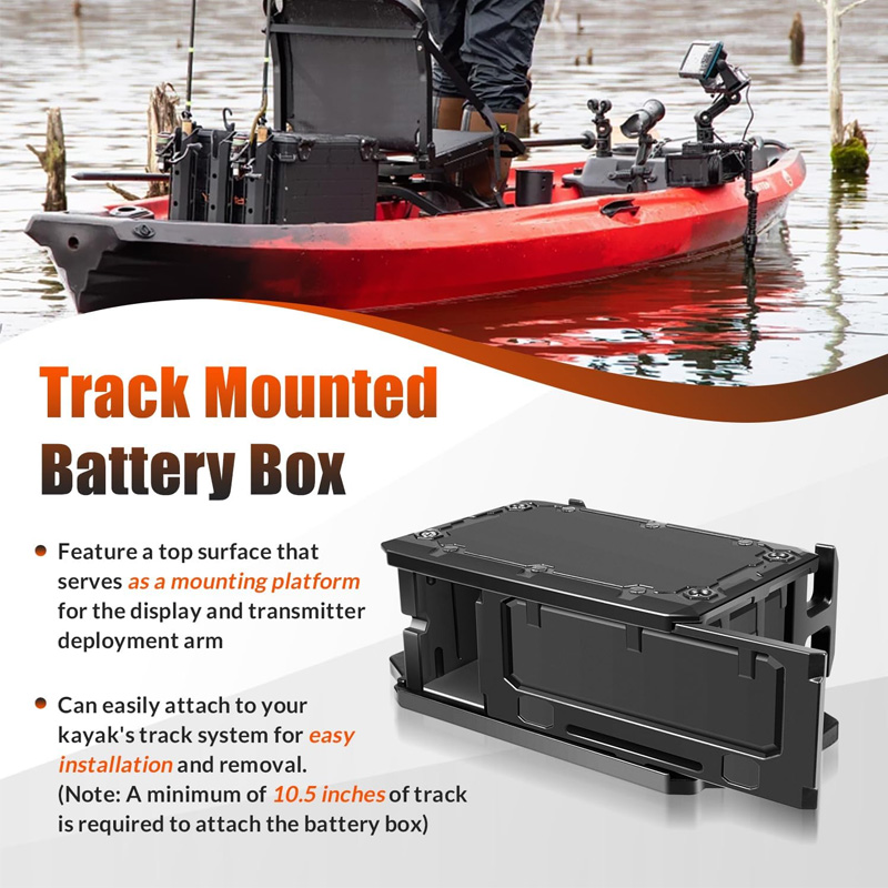 Caixa de bateria montada em tr - Fish Finder Mount avaliação e preço