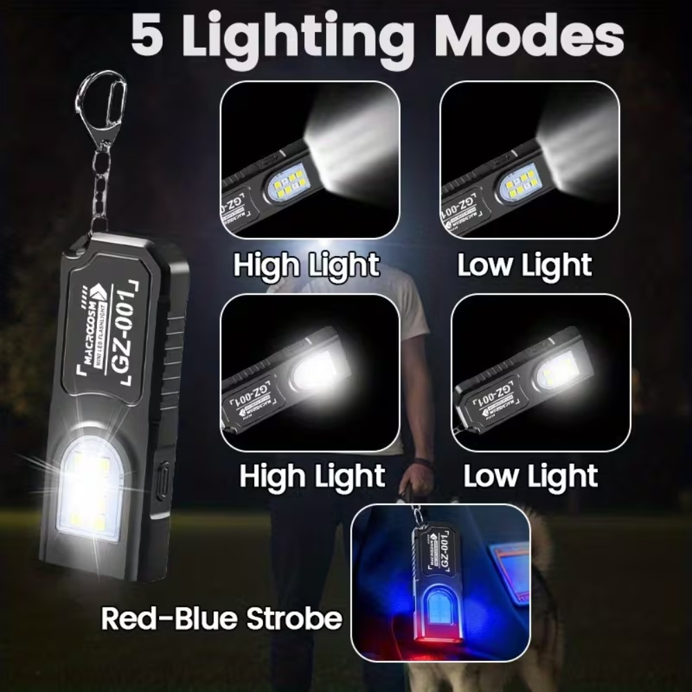 Mini cob led chaveiro lanterna - Fishing Light avaliação e preço
